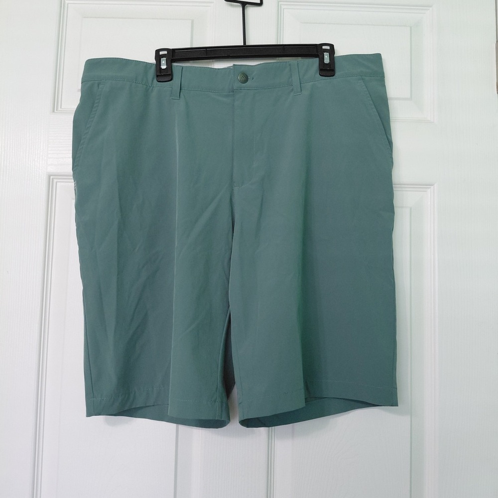 Adidas Golf Ultimate 365 Shorts Mens 38 Green Flat Casual Performance Blend
